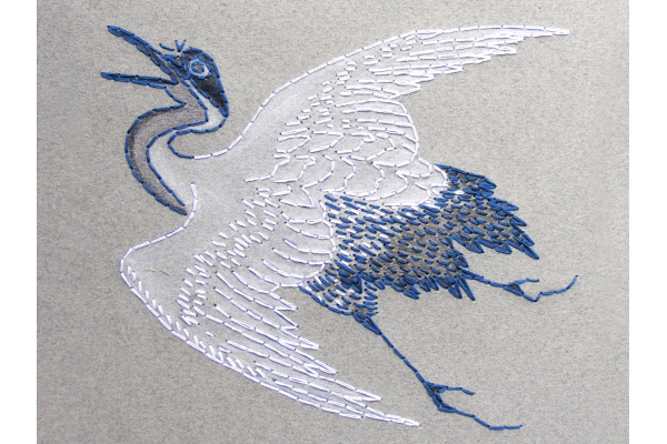 Japanese Crane Notebook by Fabulous Cat Papers