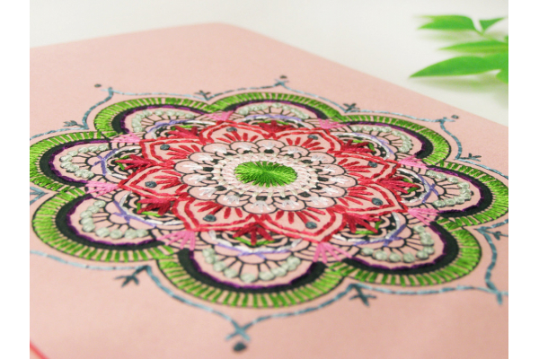 Pink Mandala Journal by Fabulous Cat Papers