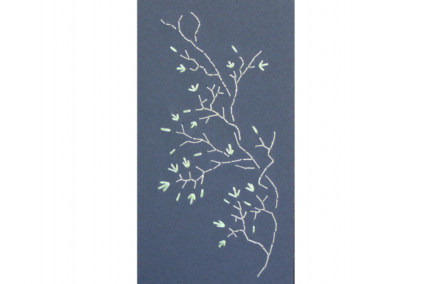 Tree Branch. Blue A6 notebook by Fabulous Cat Papers