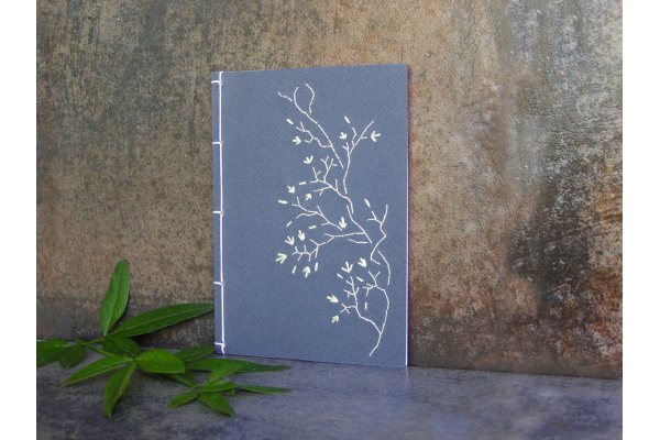 Tree Branch. Blue A6 notebook by Fabulous Cat Papers