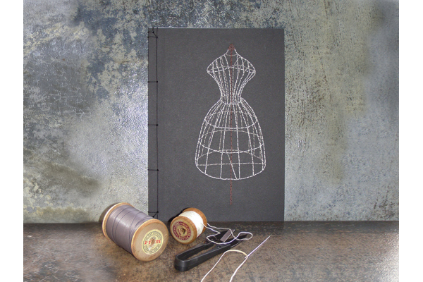 Sewing Mannequin Journal by Fabulous Cat Papers
