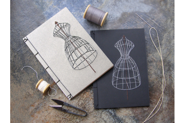 Sewing Mannequin Journals by Fabulous Cat Papers