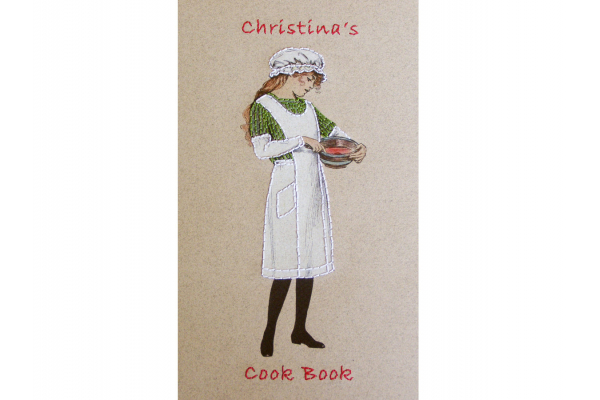 Cute Cooking Girl Notebook by Fabulous Cat Papers