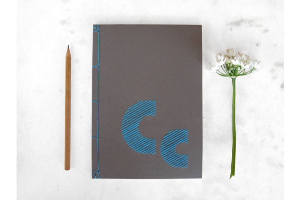 Personalized Initials Journal by Fabulous Cat Papers