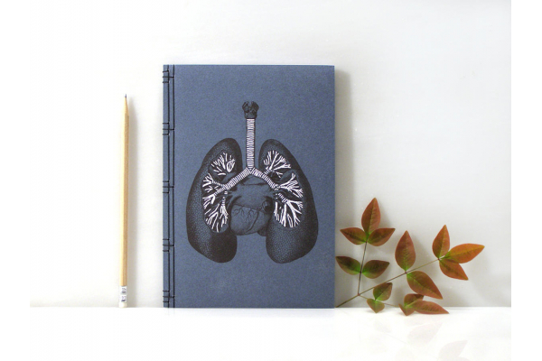 Lungs Anatomy Journal by Fabulous Cat Papers
