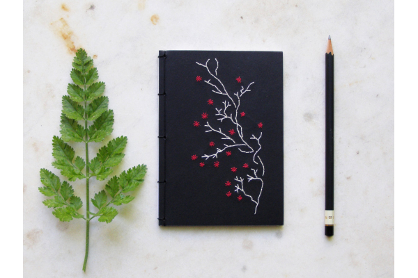 Blooming Branck Notebook by FabulousCatPapers