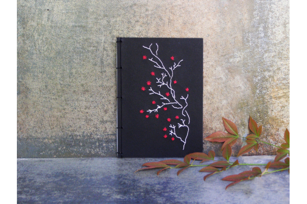 Blooming Branck Notebook by FabulousCatPapers
