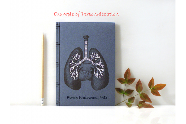 Lungs Anatomy Journal by Fabulous Cat Papers