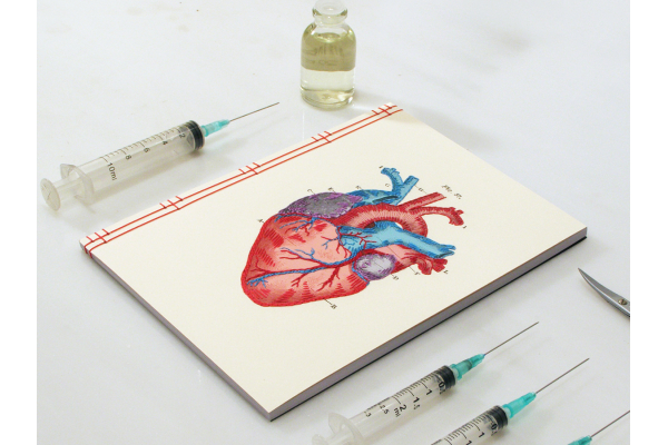 Heart Anatomy Journal by Fabulous Cat Papers