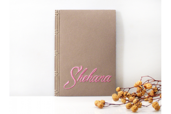 Personalized Name Notebook by Fabulous Cat Papers