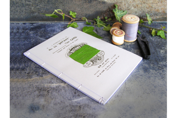 Old Fashioned Card Spool Journal by Fabulous Cat Papers