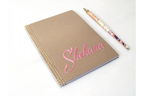 Personalized Name Notebook by Fabulous Cat Papers