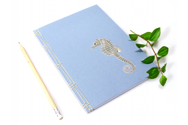 Seahorse Journal by Fabulous Cat Papers