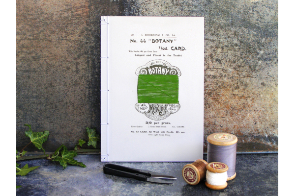 Old Fashioned Card Spool Journal by Fabulous Cat Papers
