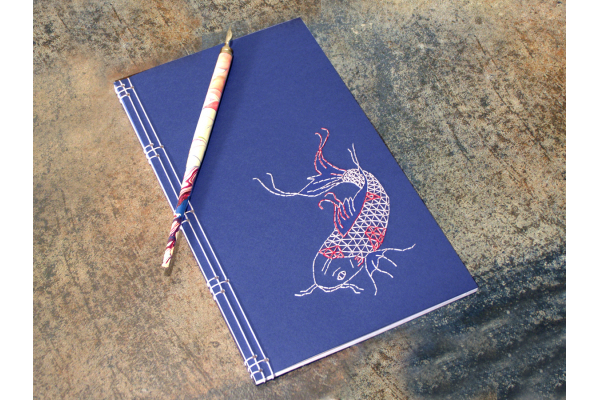 Koi Fish  Journal by Fabulous Cat Papers
