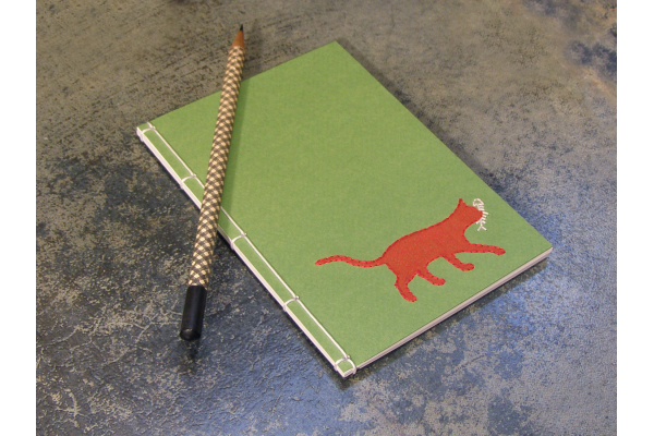 Red Cat Notebook by Fabulous Cat Papers