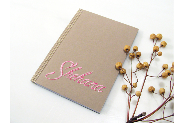 Personalized Name Notebook by Fabulous Cat Papers