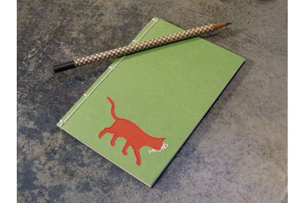 Red Cat Notebook by Fabulous Cat Papers