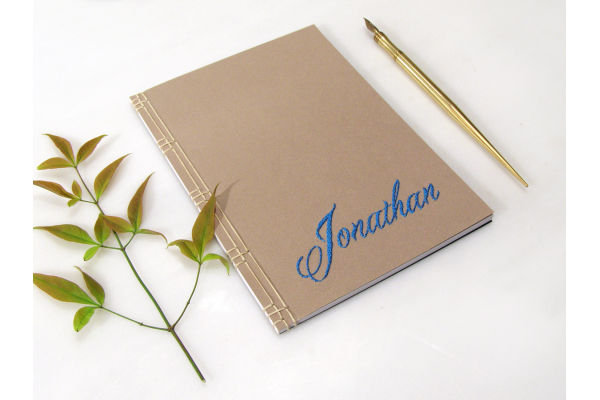 Custom Name Journal by Fabulous Cat Papers