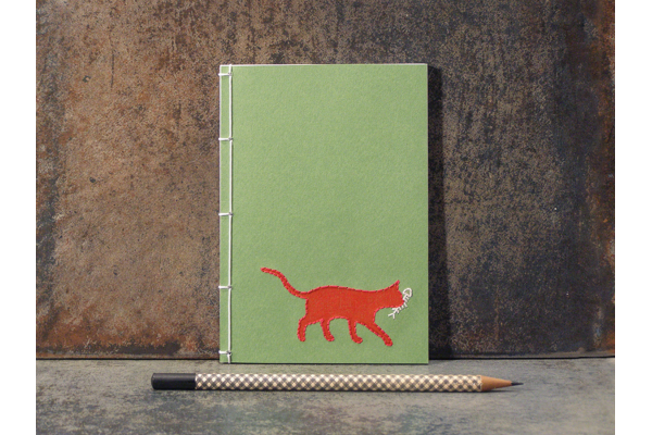 Red Cat Notebook by Fabulous Cat Papers