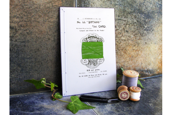 Old Fashioned Card Spool Journal by Fabulous Cat Papers