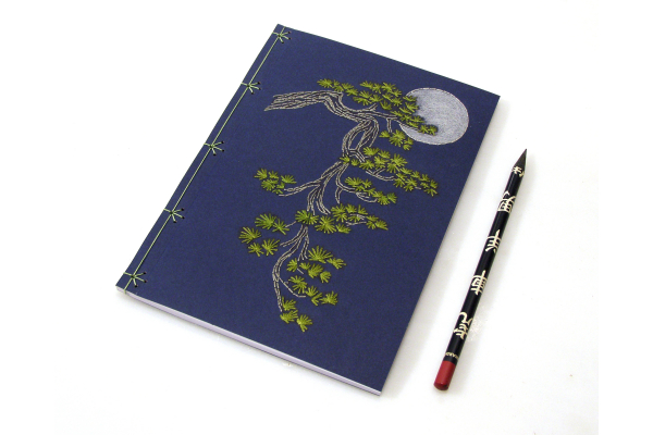 Pine Tree Branch Journal by Fabulous Cat Papers