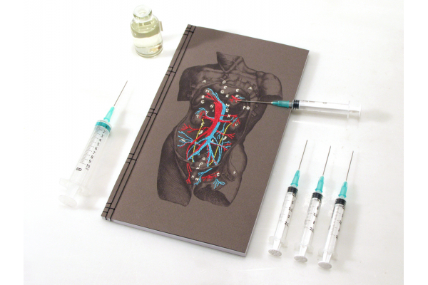 Dissection of a Male Torso Journal by Fabulous Cat Papers