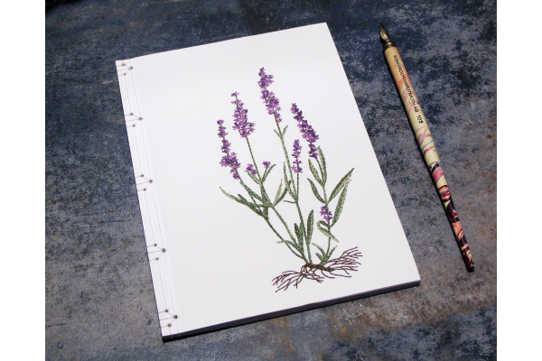 Lavender. Botanical Journal by Fabulous Cat Papers