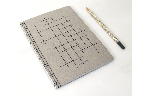 Crossing Lines Notebook by Fabulous Cat Papers