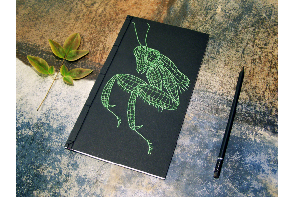 Praying Mantis Journal by Fabulous Cat Papers