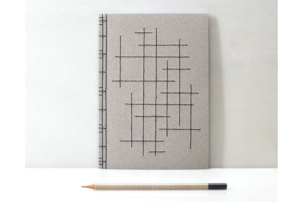 Crossing Lines Notebook by Fabulous Cat Papers