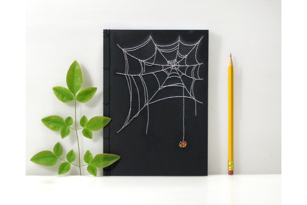 Spider's Web Journal by Fabulous Cat Papers