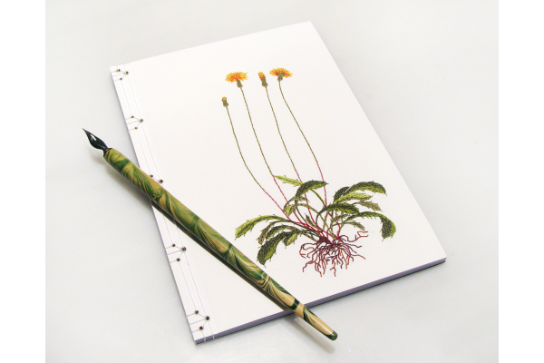 Dandelion Plant. Botanical Journal by Fabulous Cat Papers