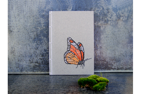 Monarch Butterfly. Small A6 Notebook