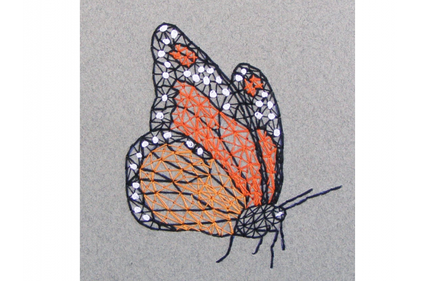 Monarch Butterfly. Small A6 Notebook