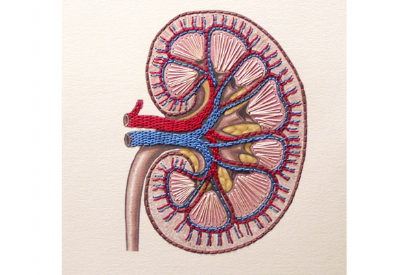 Kidney Anatomy Journal by Fabulous Cat Papers