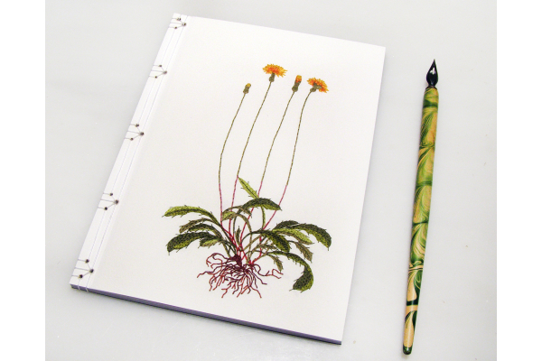 Dandelion Plant. Botanical Journal by Fabulous Cat Papers