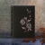 Magnolia on Black. Embroidered Notebook by Fabulous Cat Papers