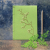 Sakura on Green or Blue Journal by Fabulous Cat Papers
