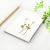 Chamomiles. Cute Embroidered A6 Notebook by Fabulous Cat Papers