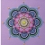 Purple Mandala. Paper Embroidery by Fabulous Cat Papers