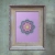 Purple Mandala. Paper Embroidery by Fabulous Cat Papers