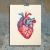 Anatomical Heart. Paper Embroidery by Fabulous Cat Papers