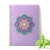 Purple Mandala. Embroidered Yoga Journal by Fabulous Cat Papers