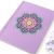 Purple Mandala Journal Purple Mandala. Embroidered Yoga Journal by Fabulous Cat Papers