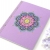 Purple Mandala. Embroidered Yoga Journal by Fabulous Cat Papers