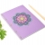 Purple Mandala. Embroidered Yoga Journal by Fabulous Cat Papers