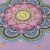 Purple Mandala Journal. Detail Purple Mandala. Embroidered Yoga Journal by Fabulous Cat Papers