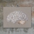 Anatomical Brain. Paper Embroidery by Fabulous Cat Papers