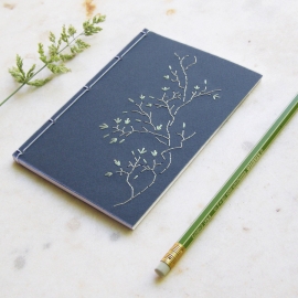 Tree Branch. Blue A6 notebook by Fabulous Cat Papers